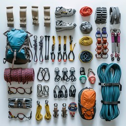 Free Climbing Gear Layout Image - Climbing, Gear, Equipment | Download ...