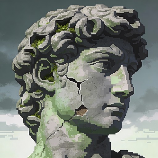 Free Weathered Pixel Sculpture Image - Pixel, Art, Statue | Download at ...