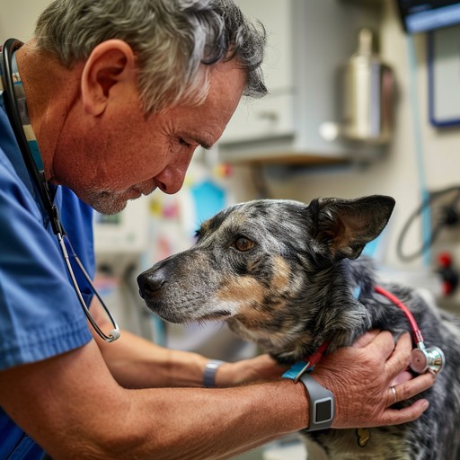 Free Veterinarian Examining Dog Image Download at StockCake