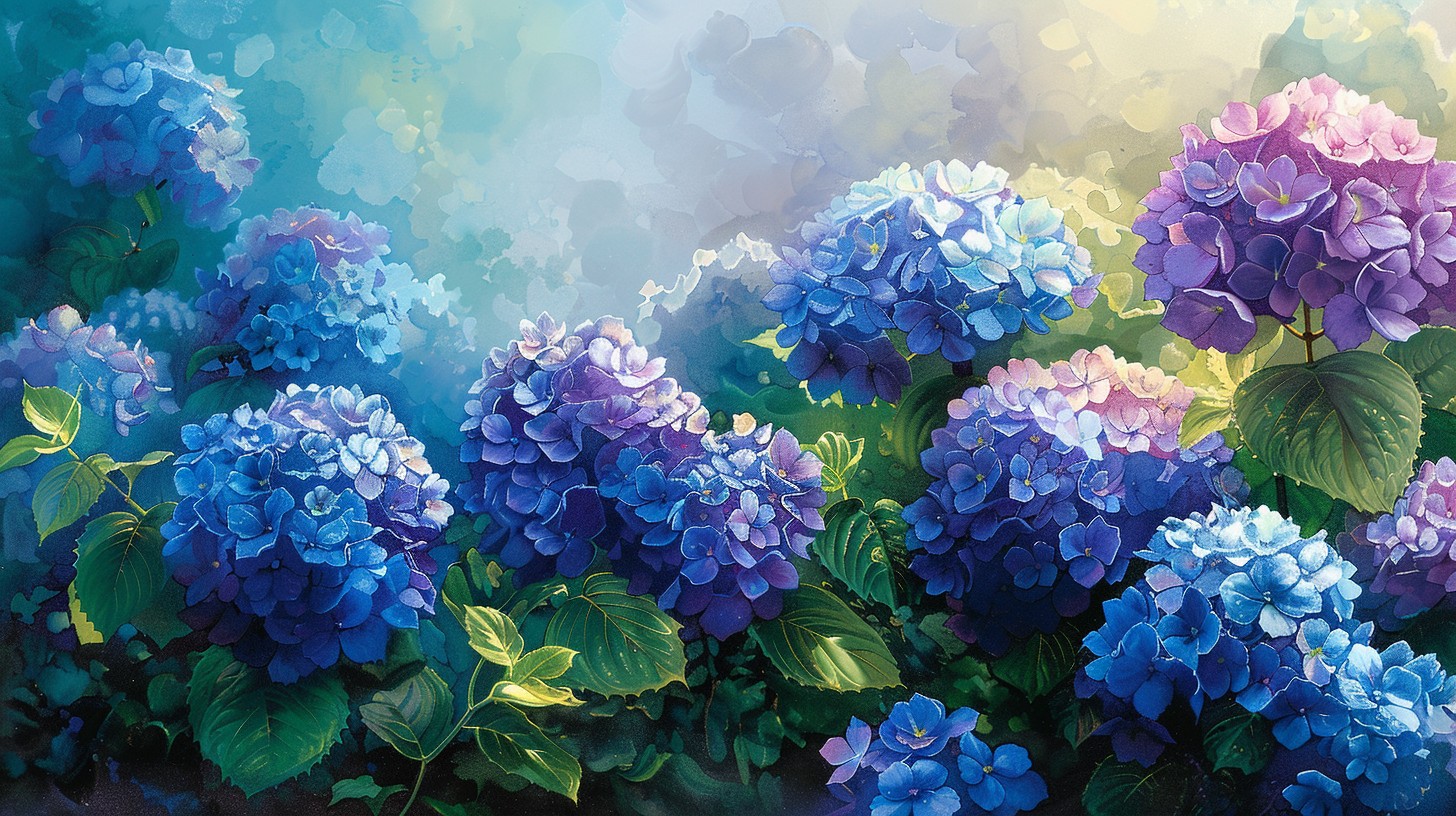 Free Vibrant Hydrangea Bloom Image - Hydrangea, Flowers, Bloom ...