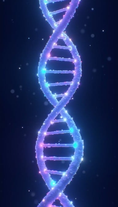 Free Illuminated DNA Art Image | Download at StockCake