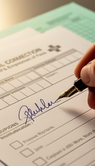 Free Signing Medical Documents Image - Medical, Prescription, Signature ...