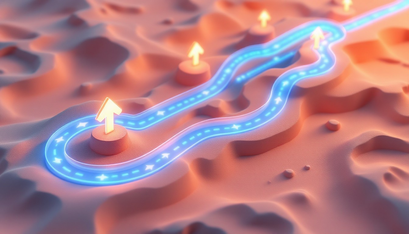 Prominence Path Free Illuminated Path Progress Image - Navigation, Pathway, Isometric ...