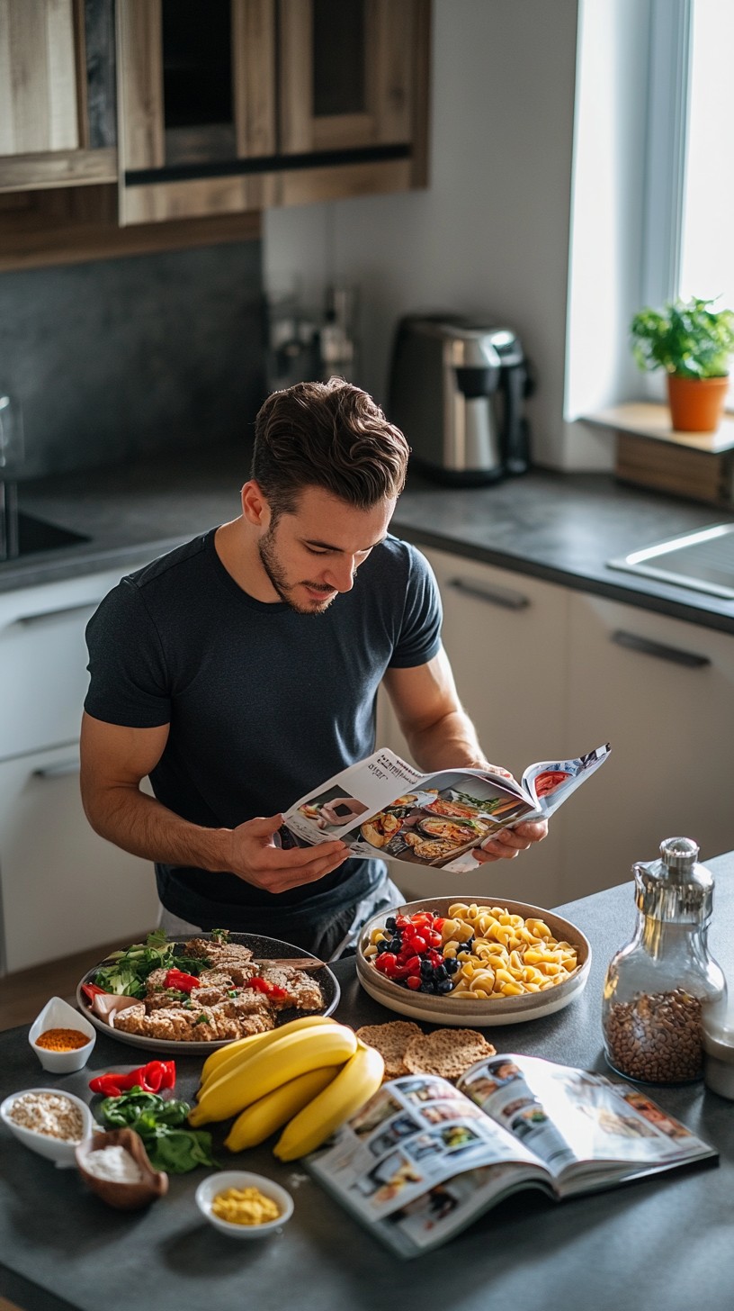 Free Cooking with Cookbook Image - Cooking, Kitchen, Man | Download at ...