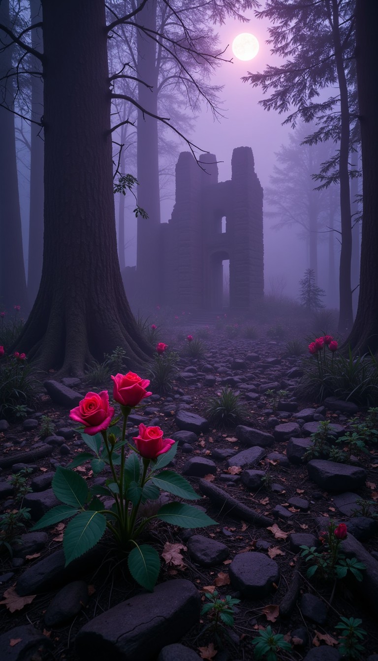 Haunted Gate Roses Free Haunted Castle Roses Image - Gothic, Roses, Ruins | Download at ...