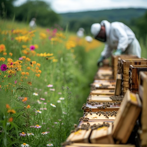 Free Beekeeper at Work Image - Beekeeper, Wildflowers, Bees | Download ...