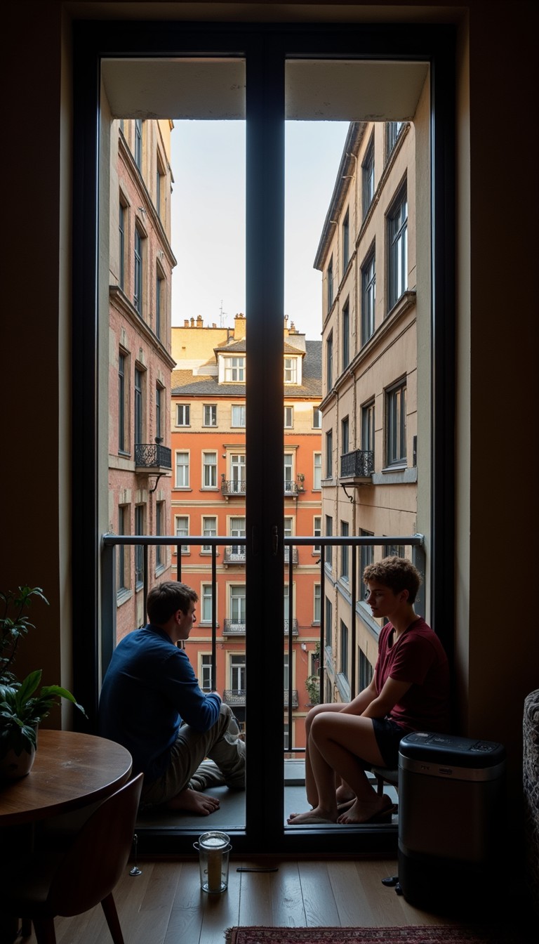 Window View Into City Free Window city view Image - Window, Urban, View | Download at StockCake