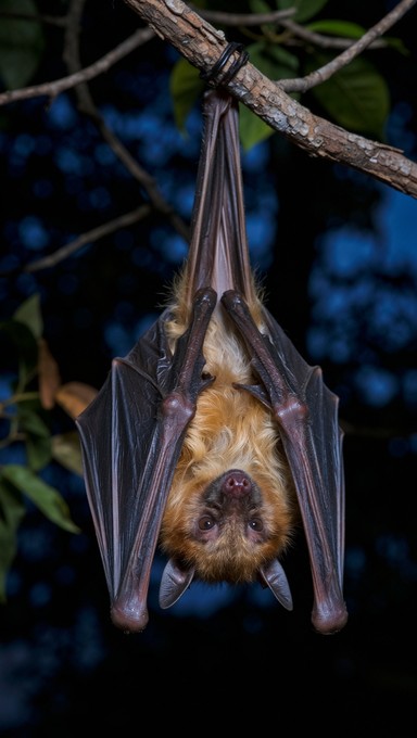 Free Bat hanging upside-down Image - Bat, Nocturnal, Forest | Download ...