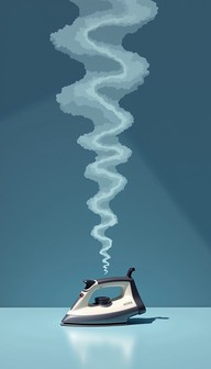 Steam Rising Draping Blue Free Elegant Steam Rising Image - Iron, Steam, Minimalist | Download at ...