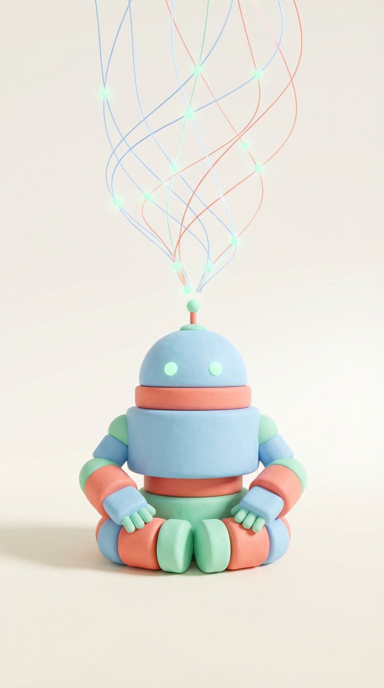 Pastel Bot Free Pastel Robot Dreams Image - Robot, Ai, Technology | Download at ...