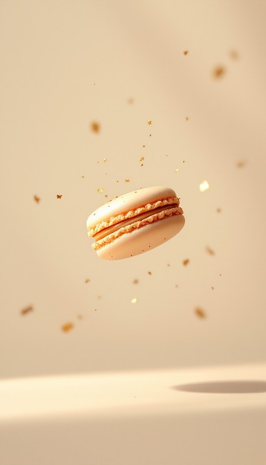 Floating Macaron Free Floating Pink Macaron Image - Macaron, Floating, Dessert ...