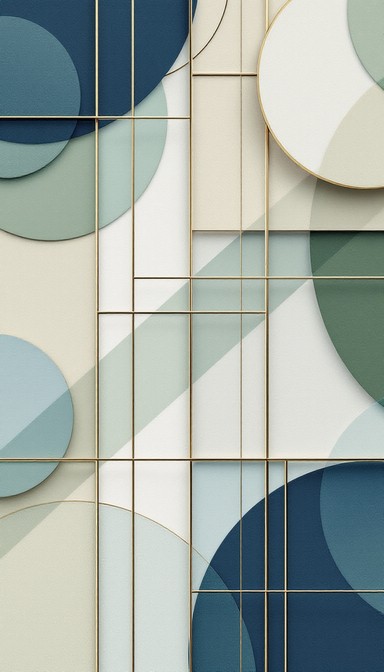 Free Geometric Botanical Harmony Image - Geometric, Minimalist ...