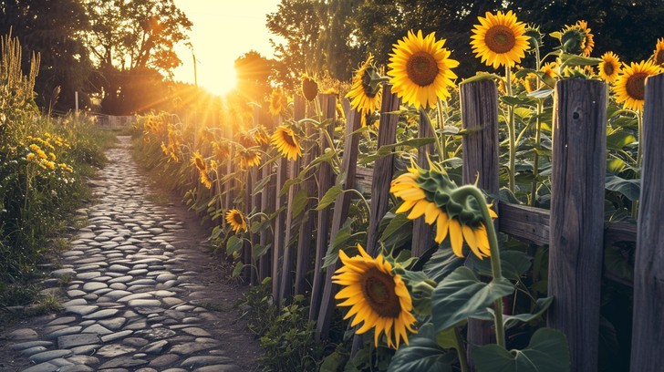 Free Sunflower Field Sunset Image - Sunflowers, Sunset, Countryside ...