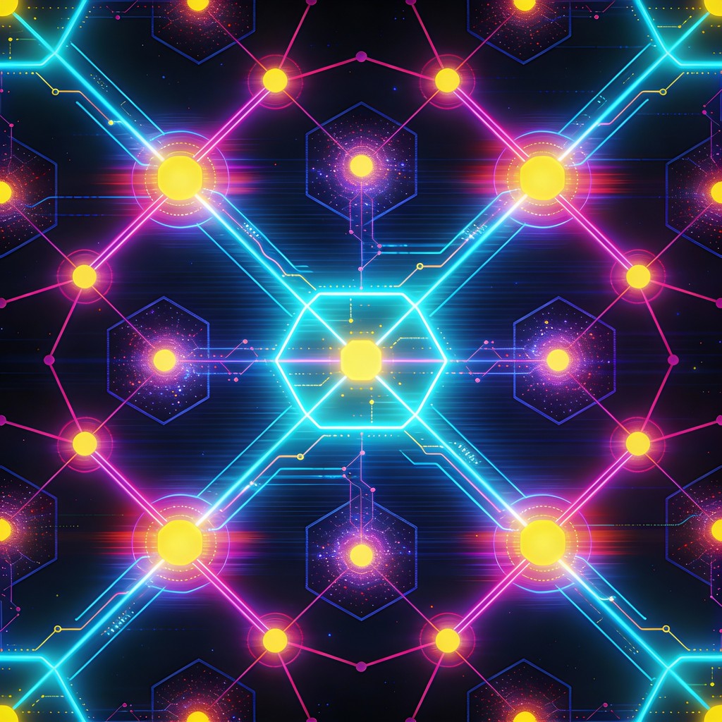 Free Neon Network Connection Image - Network, Pattern, Neon | Download ...