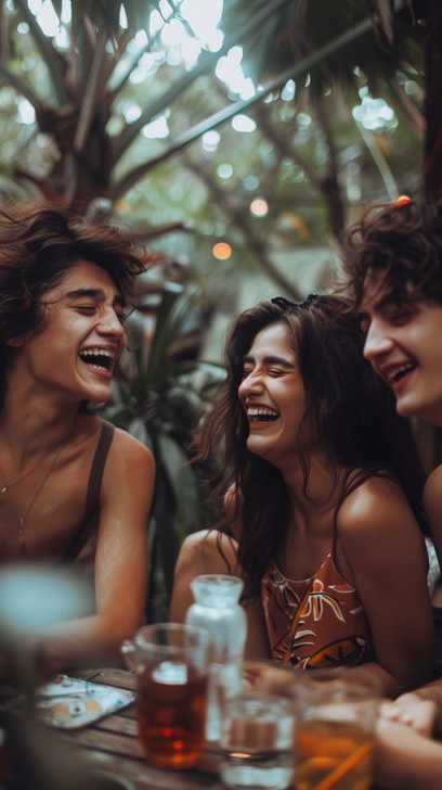 Free Joyful Social Gathering Image - Laughter, Friends, Cafe | Download ...