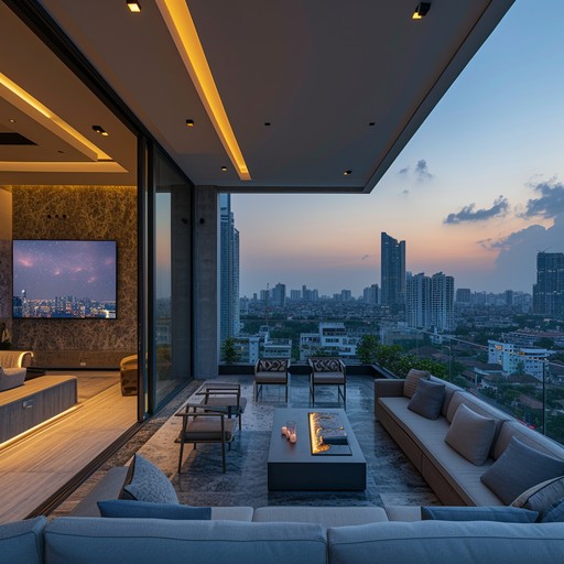 Luxury Apartments & Rentals in Chicago | Luxury Living - Luxury Apartment With High-Rise Views And Textured Ceiling