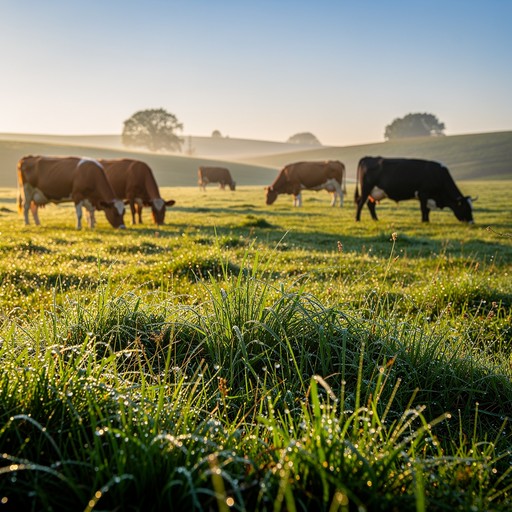 Pasture Morning Free Peaceful Pasture Grazing Image - Cows, Cattle, Dairy | Download at ...