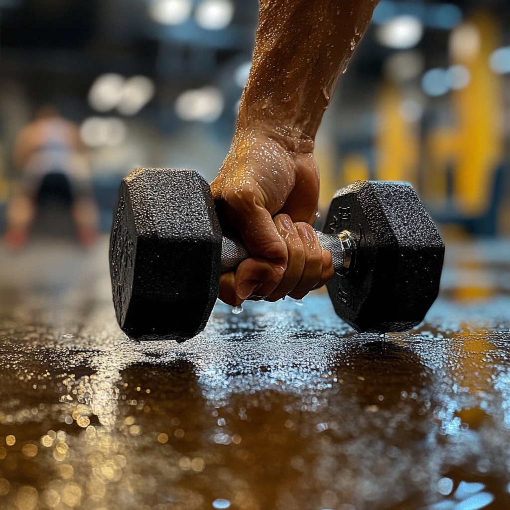 Strength Dripping Free Gripping Wet Dumbbell Image - Gym, Fitness, Strength | Download at ...