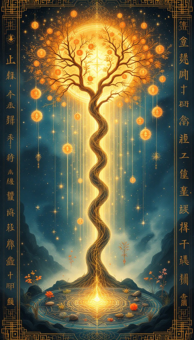 Free Cosmic Wisdom Tree Image - Mystical, Tree, Wisdom | Download at ...