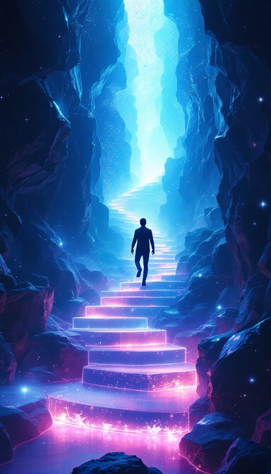 Download Ascending Through Dimensions Image - Silhouette ...