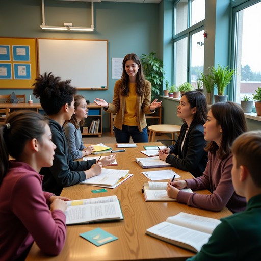 Free Engaging classroom discussion Image - Classroom, Discussion ...