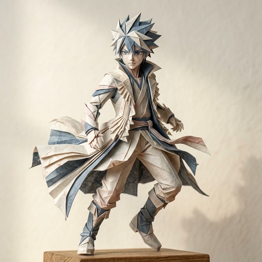 Anime Paper Frame Free Paper Anime Sculpture Image - Origami, Papercraft, Anime ...