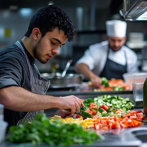 Culinary Task Free Chef Preparing Vegetables Image - Chef, Cooking, Vegetables ...