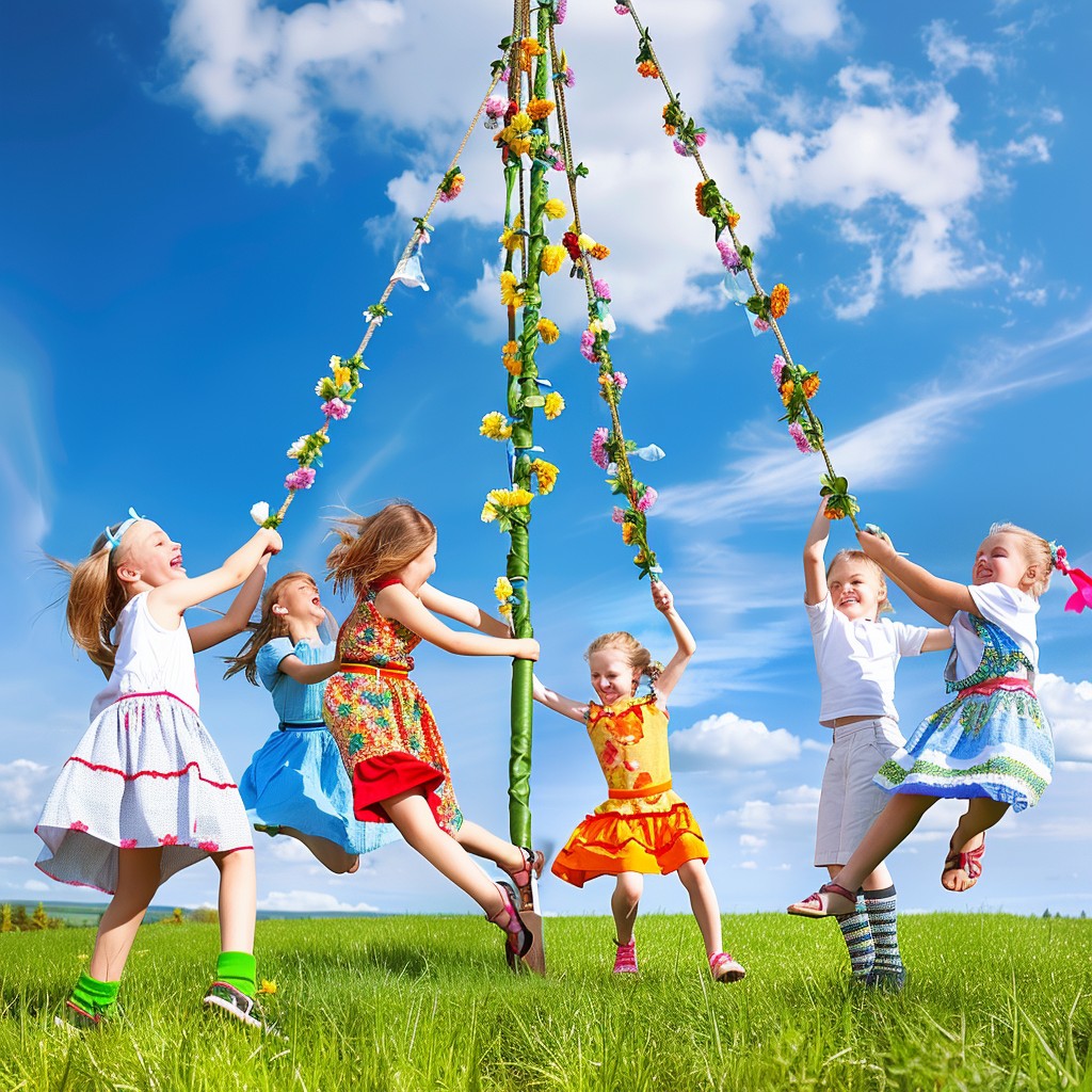 Free Joyful Maypole Dance Image - Children, Maypole, Dance | Download ...