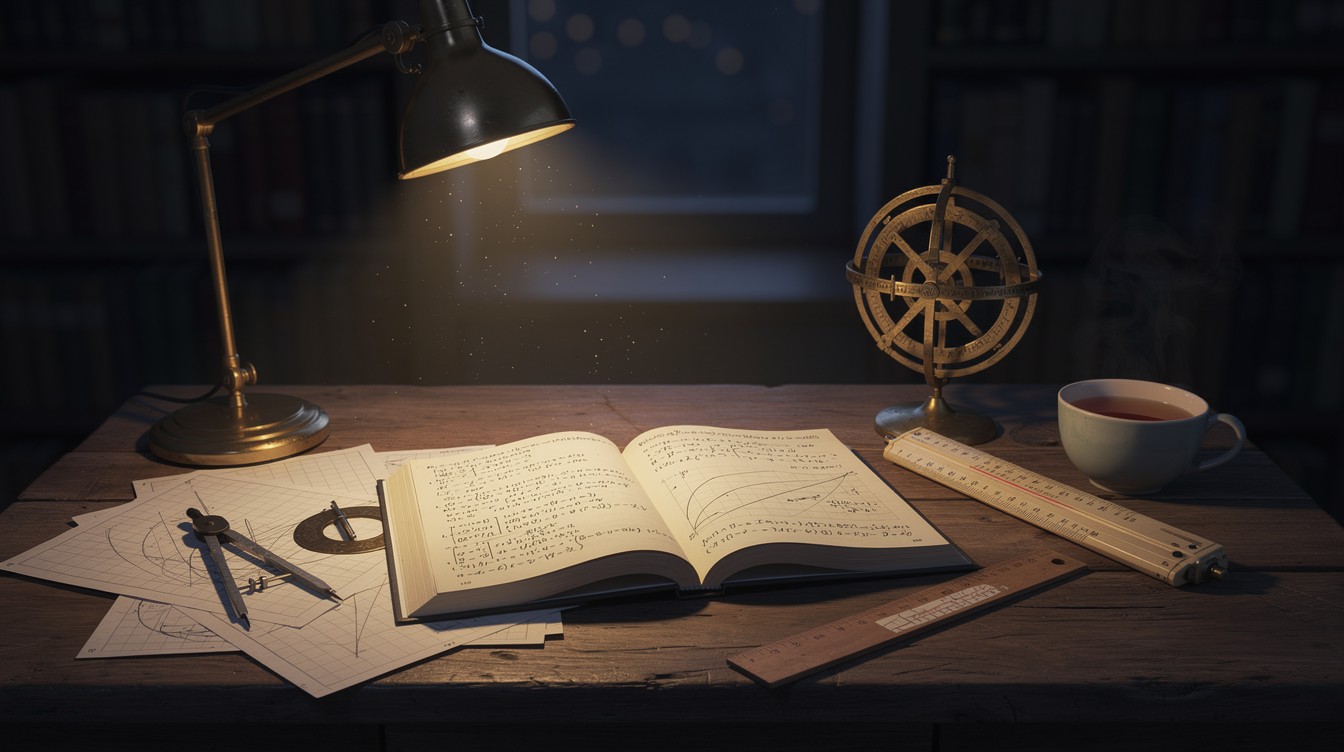 Free Midnight Mathematics Study Image - Mathematics, Studying, Vintage ...