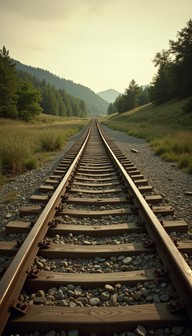 Less Train Tracks Free Endless Train Tracks Image - Railway, Tracks, Vintage | Download ...