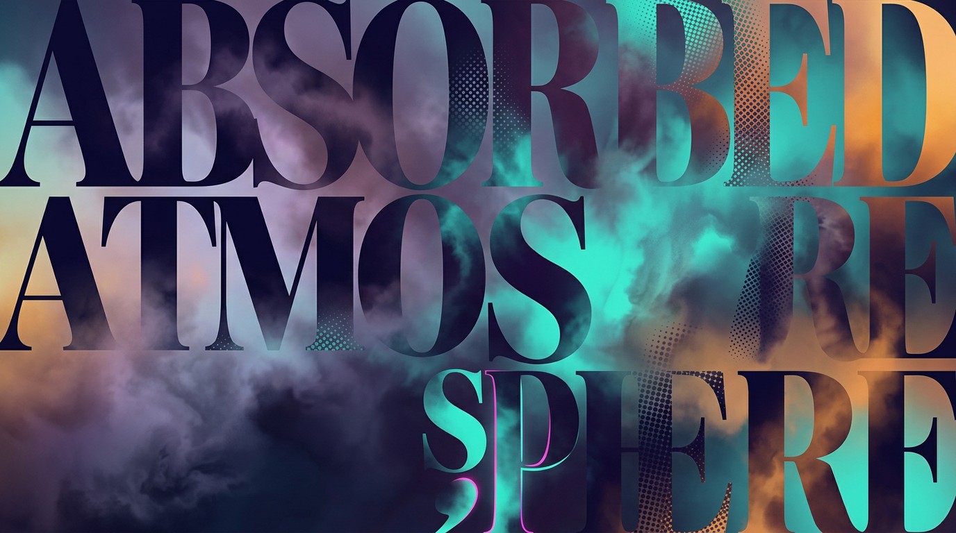 Free Atmospheric Typography Art Image - Typography, Popart, Gradient ...