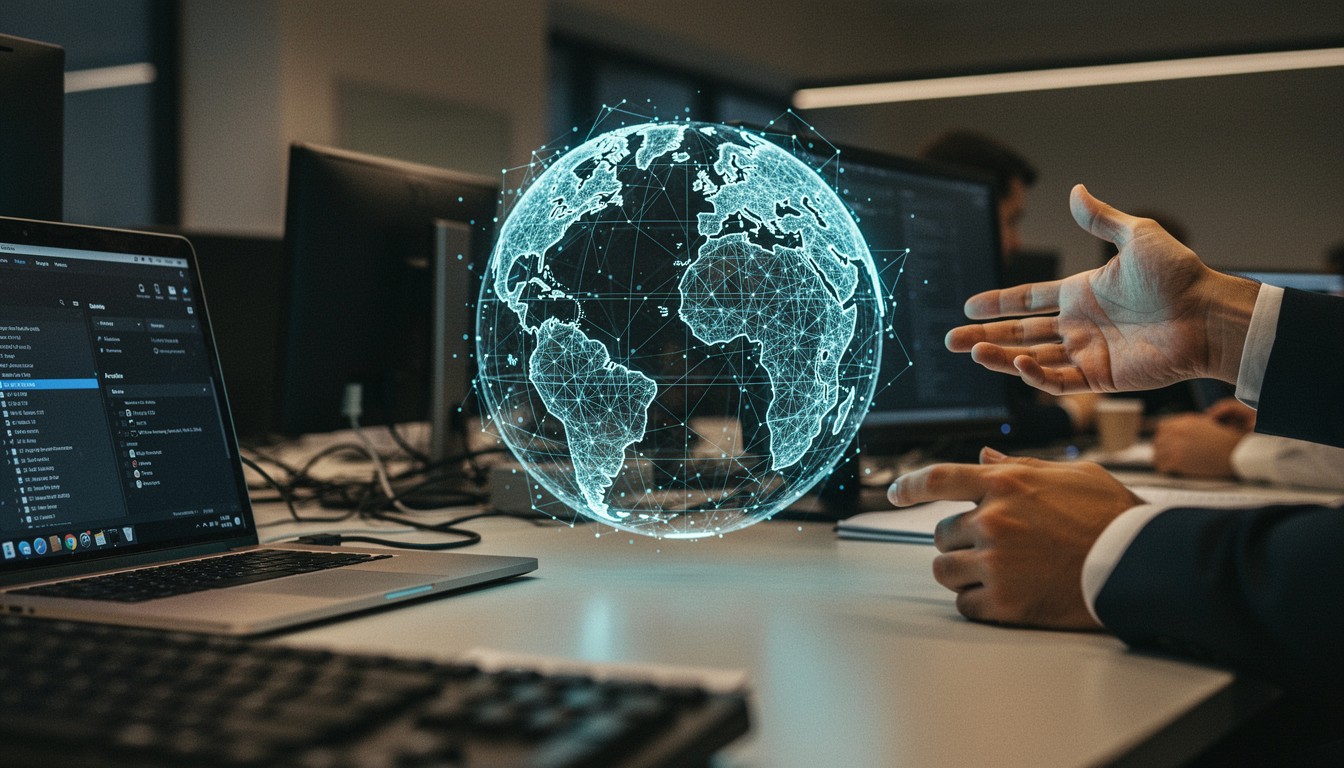 Free Global Technology Vision Image - Technology, Holographic, Globe ...