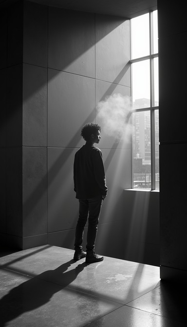Through Shadow Free Light Through Shadows Image - Silhouette, Monochrome, Minimalist ...