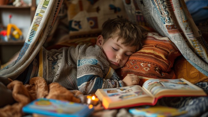 Free Cozy Nap Time Image - Child, Sleep, Fort | Download at StockCake