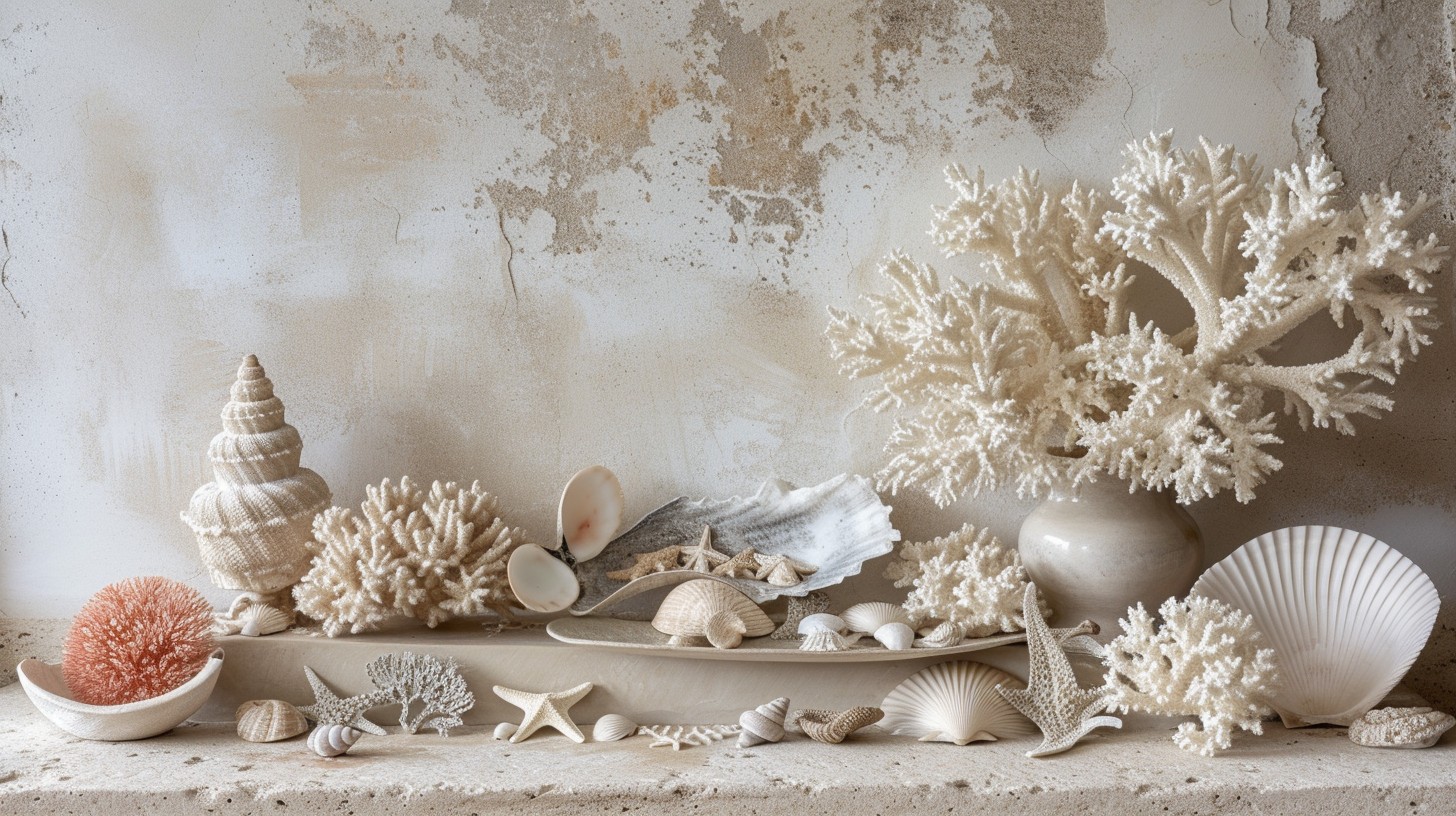 Free Seashell Collection Display Image - Seashells, Coral, Display ...