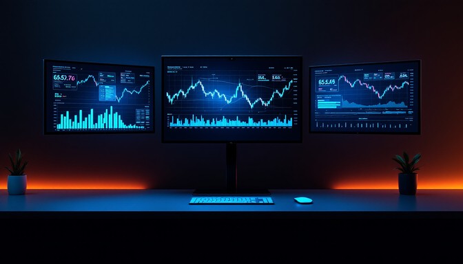 Trading Workspace Free Modern Trading Station Image - Trading, Financial, Workspace ...