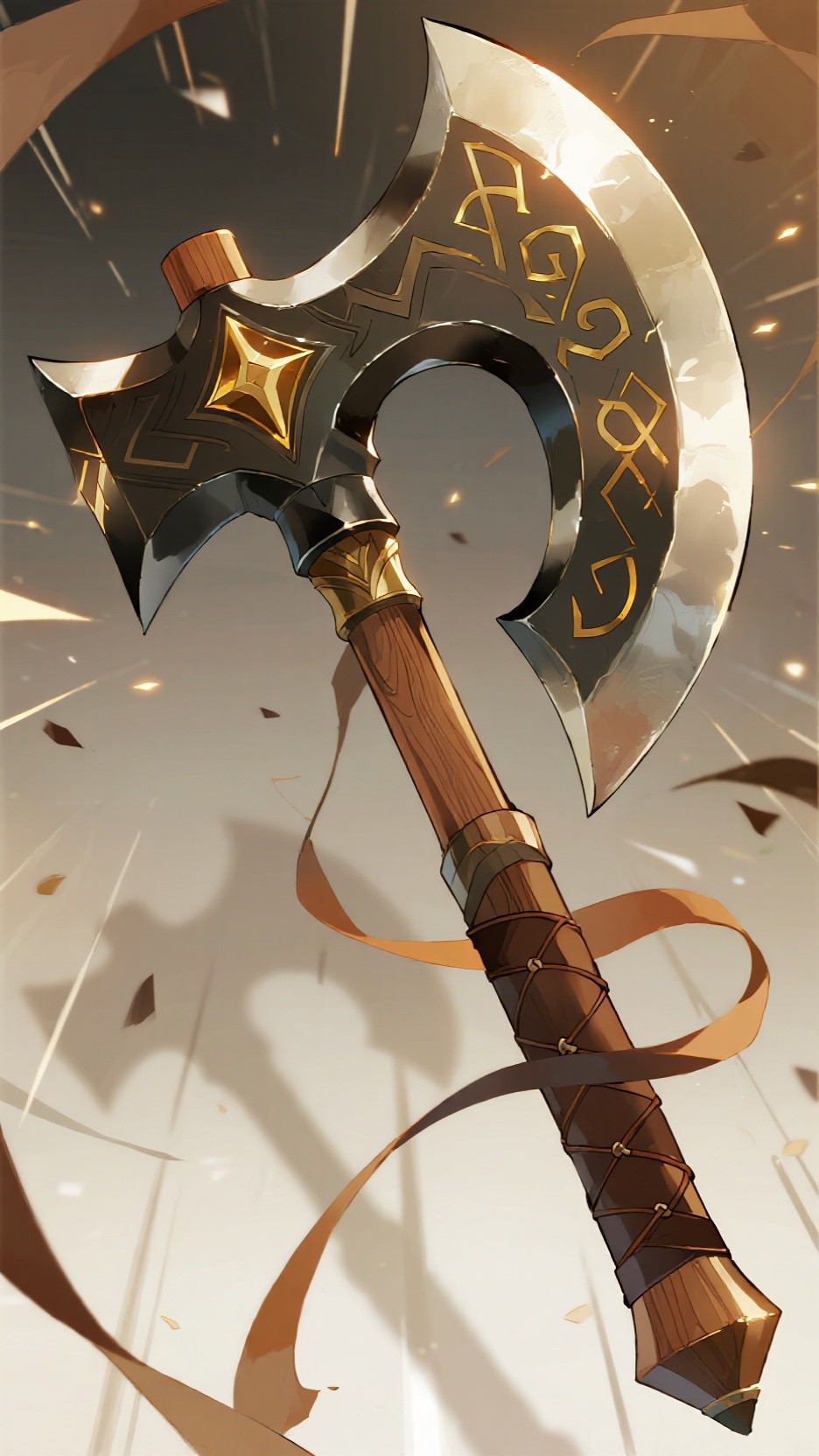 Ripper Runa Axe Free Legendary Runic Axe Image - Axe, Manga, Weapon | Download at StockCake
