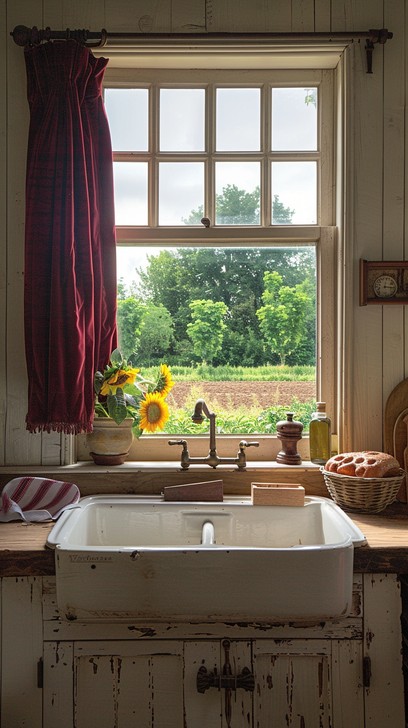 Free Rustic Kitchen View Image - Kitchen, Rustic, Countryside ...