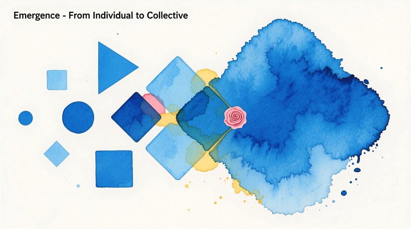 Free Blue Geometric Shapes Stock AI Images | StockCake