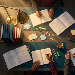 Free Night Study Session Image - Studying, Education, Learning ...