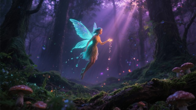 Free Enchanted Forest Fairy Image - Fairy, Magical, Forest | Download ...