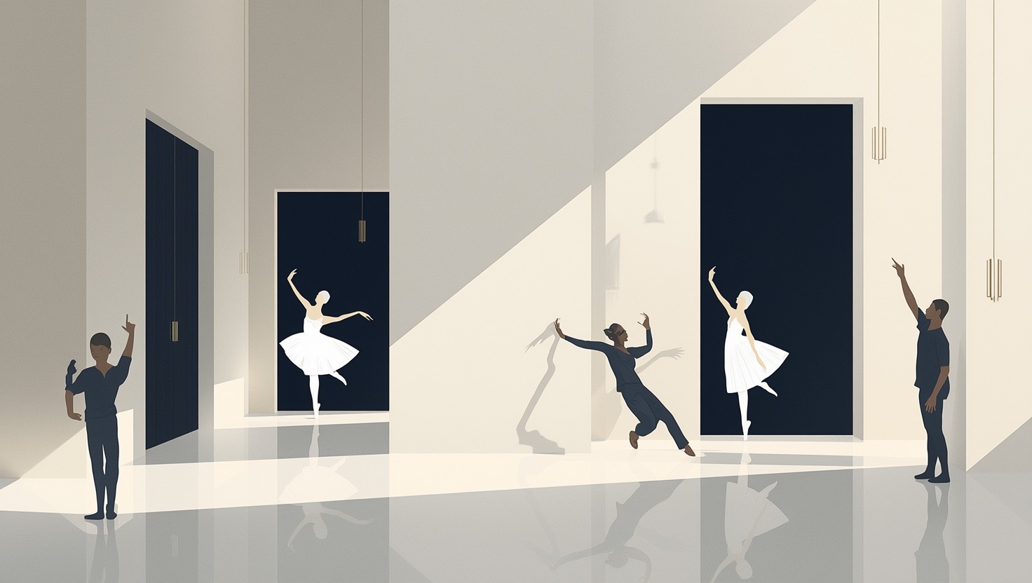 Free Architecture meets ballet Image - Ballet, Silhouettes ...