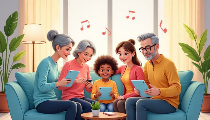 Free Technology Unites Generations Image - Multigenerational ...