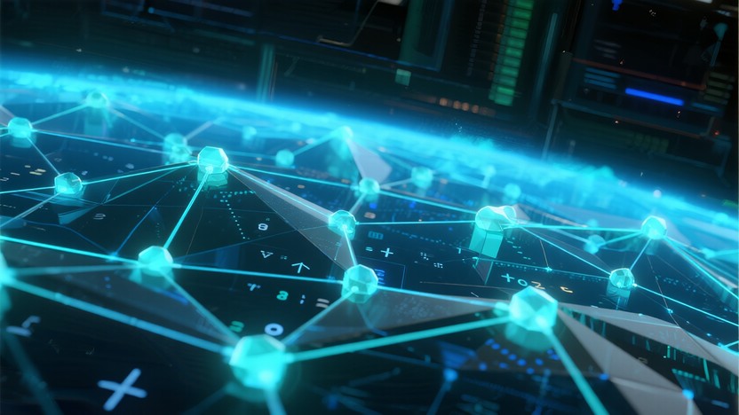 Free Luminous Network Visualization Image - Network, Digital ...