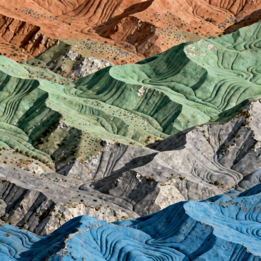 Geo Texture Free Layered Terrain Pattern Image - Topographic, Landscape, Abstract ...