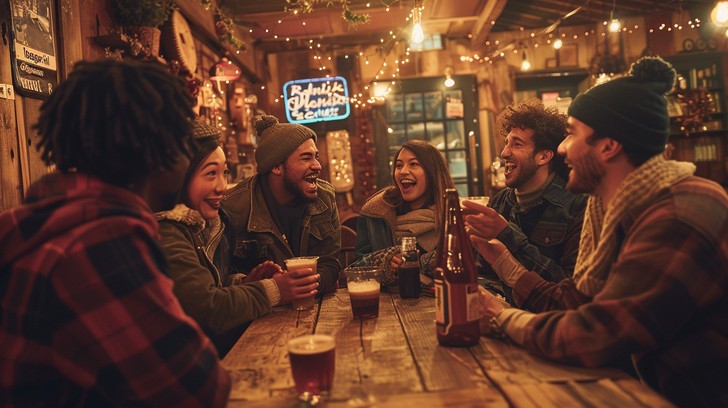 Free Cozy Pub Atmosphere Image - Pub, Friends, Drinks | Download at ...