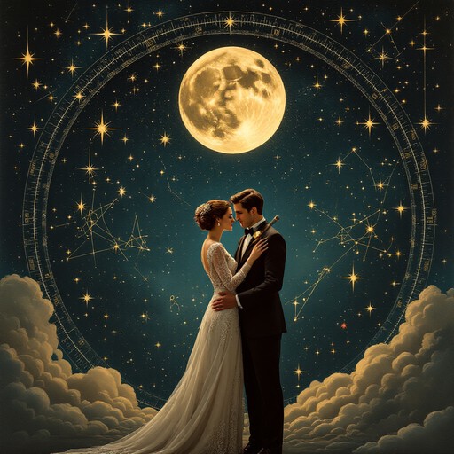 Moon Rode Brides Free Celestial Wedding Romance Image - Wedding, Vintage, Romance ...