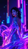 Free Neon Cyber Rapper Photo - Cyberpunk, Neon, Purple | Download at ...