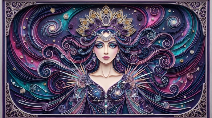 Free Cosmic Paper Princess Image - Princess, Cosmic, Quilling ...