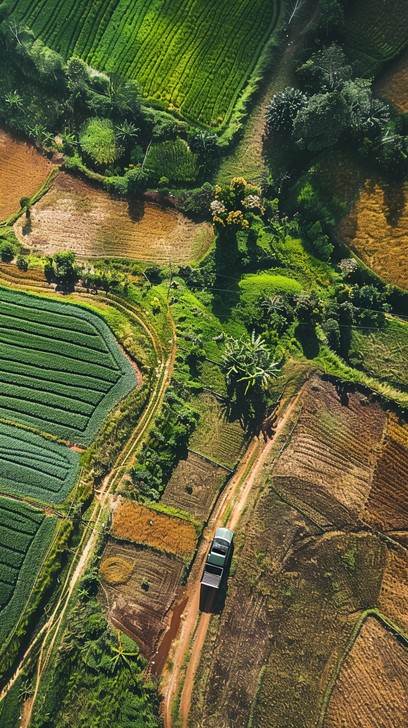 Free Rural Road Aerial Image - Agriculture, Aerial, Landscape ...